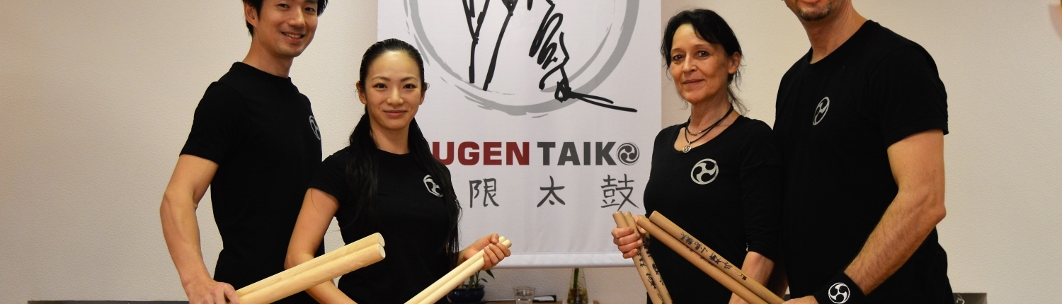 Mugen Taiko mit unseren Lehrern