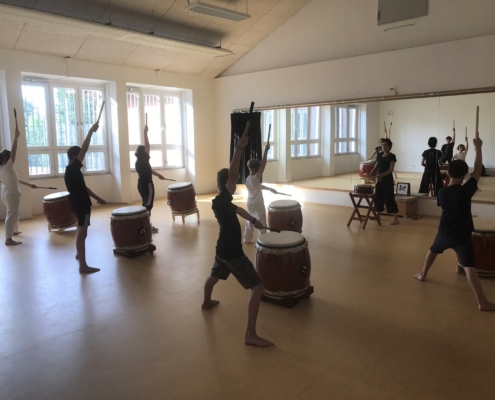 Taiko für Kinder, japanisches Trommeln für Kinder, Mülheim an der Ruhr