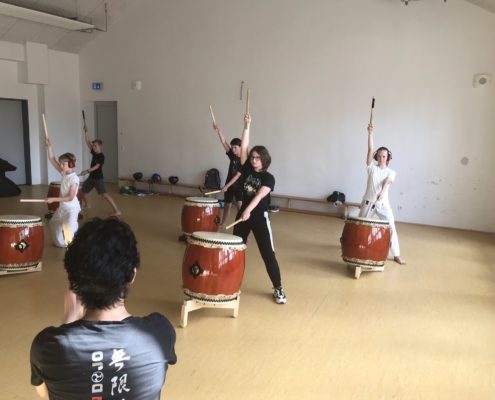 Taiko für Kinder, japanisches Trommeln für Kinder, Mülheim an der Ruhr