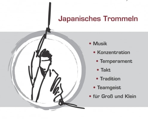 Mugen Taiko, Wadaiko, japanisches Trommeln Musik, Temperament, Konzentration, Tradition, Teamgeist