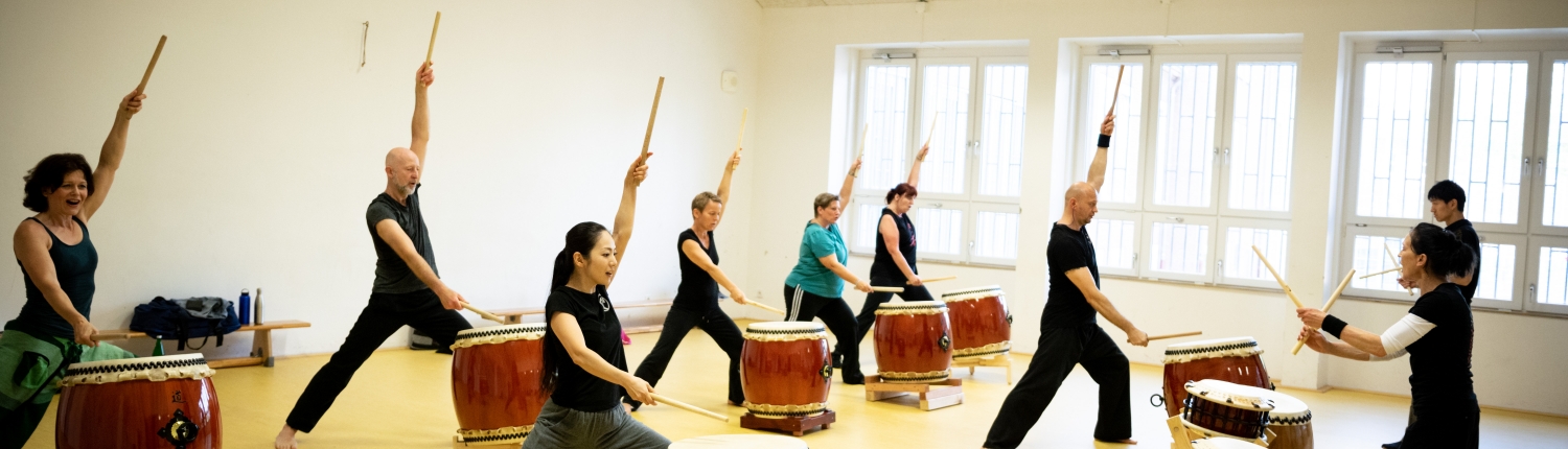 Taiko, Wadaiko, Mülheim Ruhr, japanisches Trommeln, Workshop